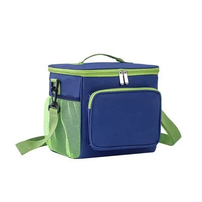 Large-Capacity Portable One-Shoulder Oxford Cooler Bag Thickened Thermal Student Lunch Bag for Outdoor Picnic
