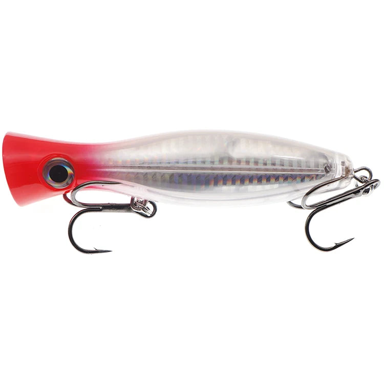 Popper Lure Red Head 120mm Oem Topwater Hard Popper Lerrue Lure Popper Whopper Plopper Lure