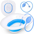 Feminine Care Sitz Bath Seat and Yoni Steam Herbal Bowl Steamer Postpartum Care and Perineum Soaking in Bathroom
