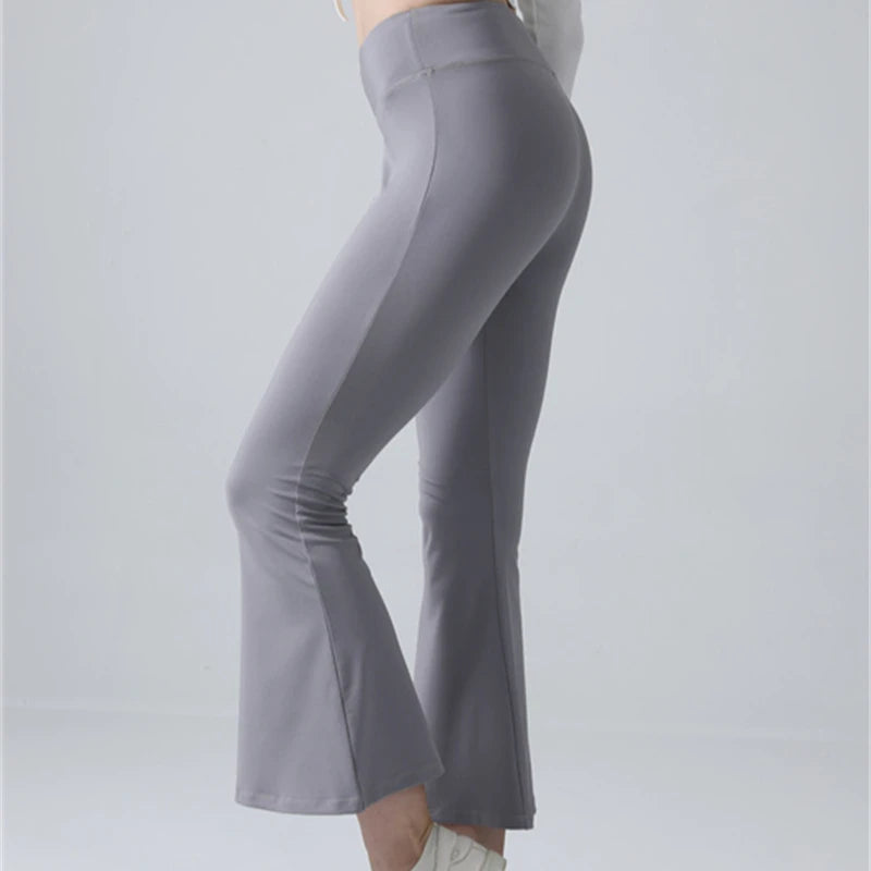 Yoga Tight Pants Wholesale Sports Gym Wide Leg Leggings Sports Fitness Yoga Flare Pants High Waist Casual for Women Mid S-M-L-XL