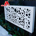 Laser Cut Decorative Garden Metal Aluminum Fence Panels Outdoor Wall
