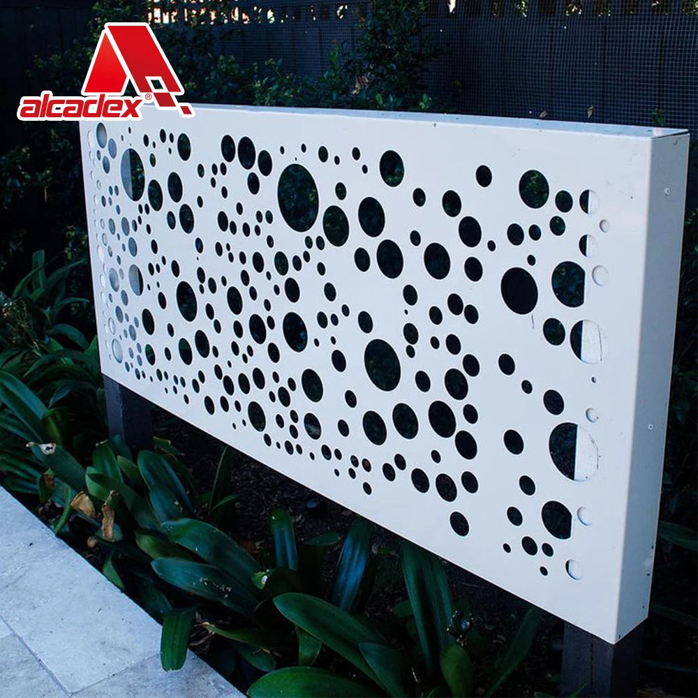 Laser Cut Decorative Garden Metal Aluminum Fence Panels Outdoor Wall