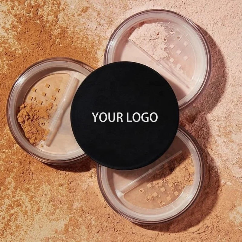 Wholesale Fine Milled Loose Setting Powder Talc Free Vegan Long Lasting Oil Control Translucent Face Powder Private Label Custom