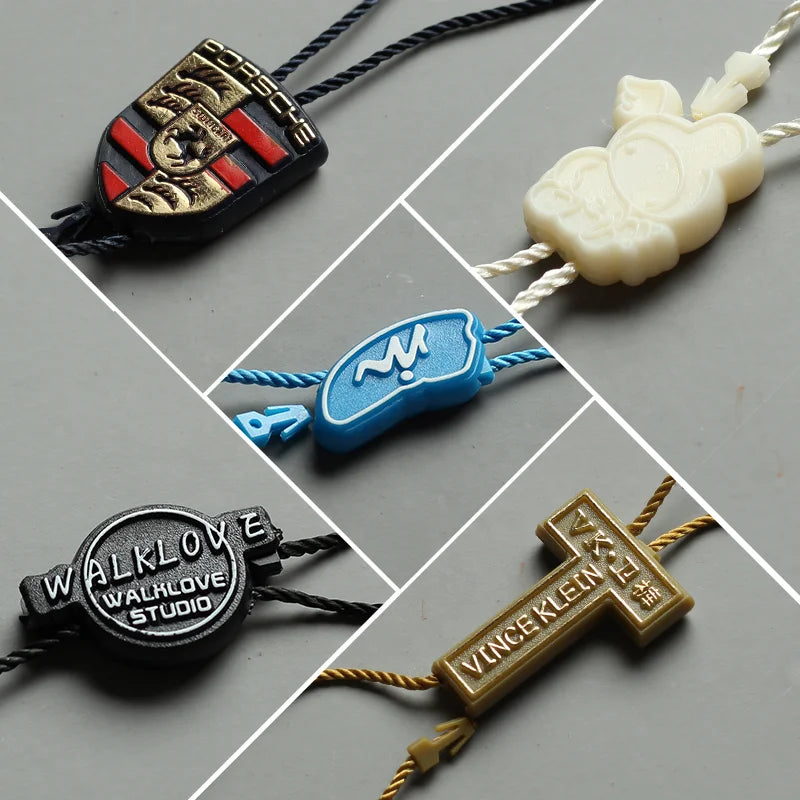 Custom Eco-Friendly Paper & Plastic Seal Tags for Garment Bags Shoes-Hang Tags & Clothing Tags