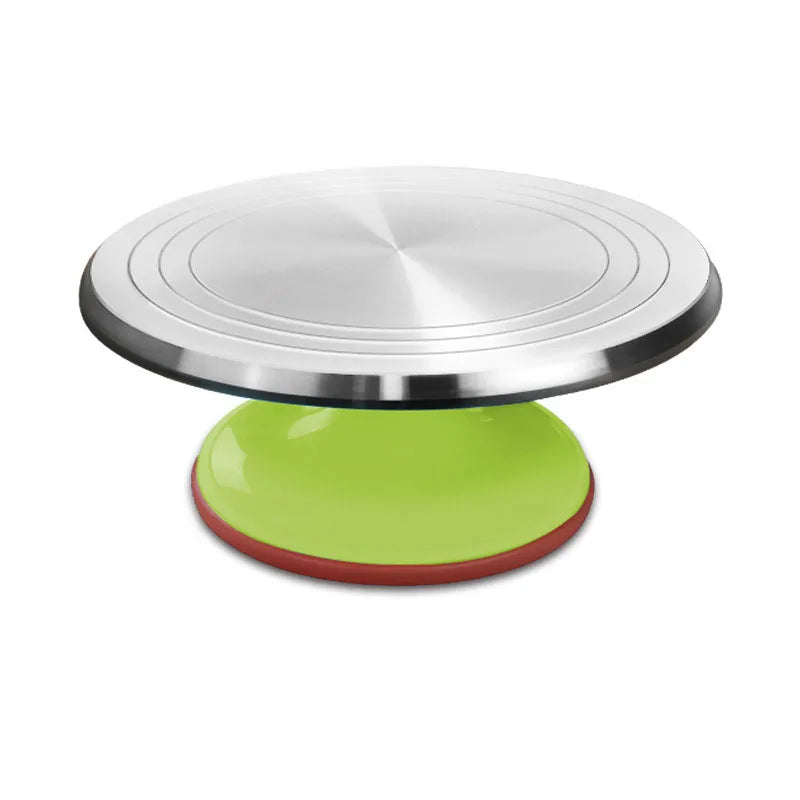 Wholesale 12" Aluminium Alloy Turntable Baking Rotating Dessert Stand Bakery Rotating Cake Stand Cake Decorating Supplies