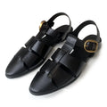 Fashionable Retro Roman Sandals Imported Calf Leather Texture Soft and Comfortable Shoes Unique and Personalized