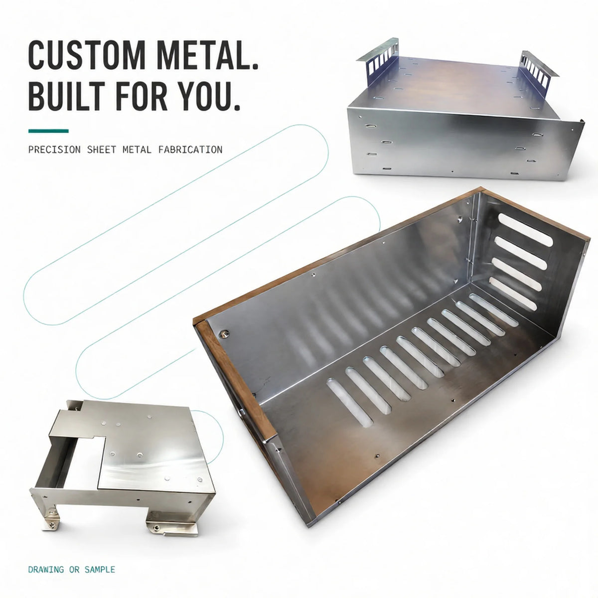 TZR High-Precision Engineered OEM Custom Sheet Metal Enclosures Aluminum/Steel Bending Laser Cutting Services Durable MegaBDM