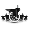 Brake Slipstick Protecting Rubber Office Chair Wheels