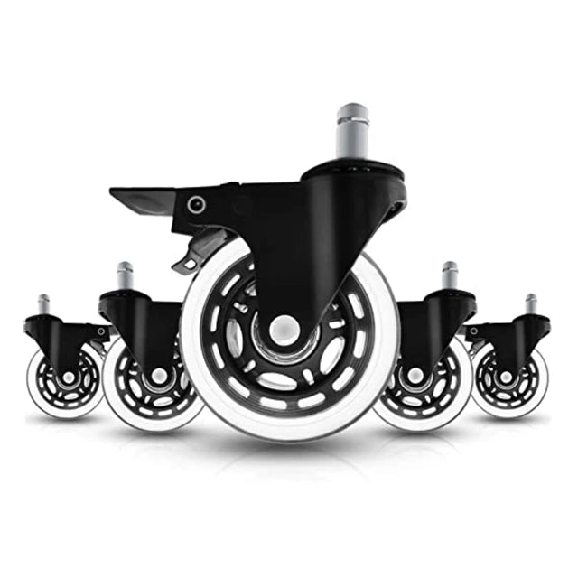 Brake Slipstick Protecting Rubber Office Chair Wheels