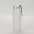 Topjlh Sublimation High Quality Customized Print 500ml Frosted Glass Water Bottle Glass Tumblers for Travel