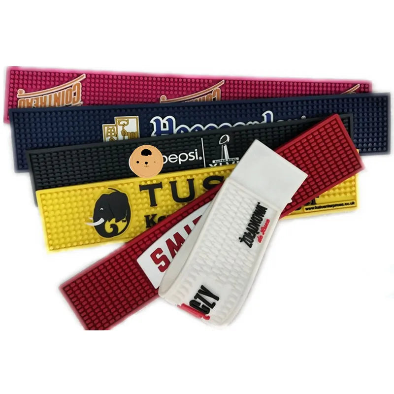 Restaurant Kitchen Counter Bar Pad Rubber Bar Mats Anti-Skid Heat Resistant Barber Station Mat for Hair Salon
