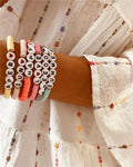 Wholesale China Factory Custom Stone Women Bohemia Crystal Clay Beaded Luxury Charm Bracelets Lucky Beads Bracelet