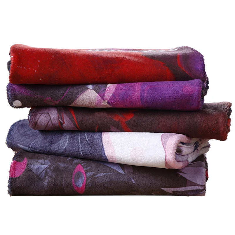 Wholesale Bamboo Knitted Sublimation Anime Beach Bath Towel Quick-Dry Soft Custom Printing Cartoon Pattern 35x70cm