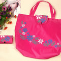 Custom Reusable Polyester Folding Pouch Eco-Friendly and Durable Foldable Shopping Bags New Collection