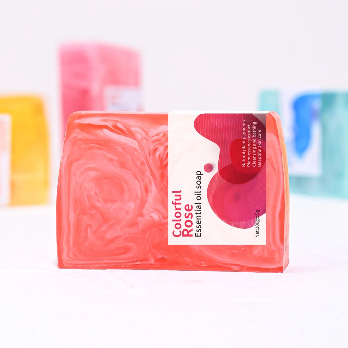 Oem Custom Logo 100% Natural Organic Face Bath Glycerin Soap Kojic Acid Transparent Soap Honey Goat Milk Soap 100g