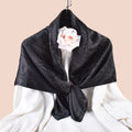 QL New Fashion Cashew Flower Satin Jacquard 90* 90cm Square Scarf for Men Neck Scarf Muslim Hijab Ethnic Scarf Women Shawl