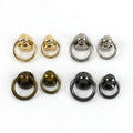 Deepeel F3-17 10mm DIY Hardware Accessories Handbag Side Clip Hanger Buckle Phone Shell Screws Rivets Connetive Clasp for Bags