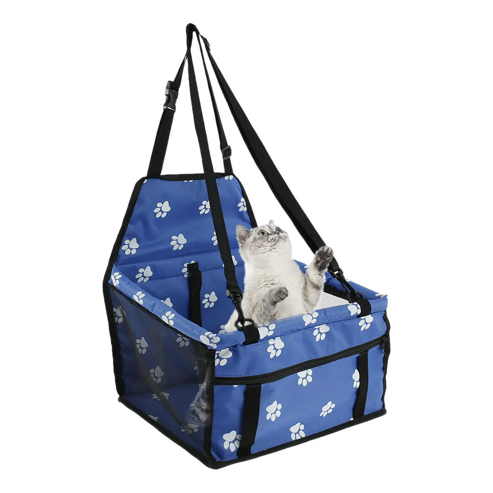 MMG Best Seller Oxford Material Dog Booster Seat Printed Design Car Travel Pet Carrier