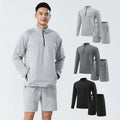 New Football Uniforms Men Soccer Training Jersey Sets Sports Long Sleeve Jacket Soccer Tracksuit