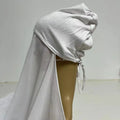 2022 New High Quality Ready Hijab Plain Instant Chiffon Women Hijab Shawl With Jersey Bonnet Satin Lining Underscarf