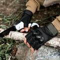2026 Wholesale Hard Knuckle Fingerless Climbing Outdoor Sport Workout Hunting Shooting Half Finger Tactical Gloves