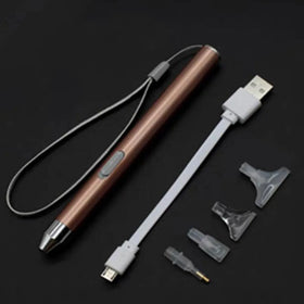 Replace Head Tip Multifunction 1 3 5D Diamond Painting Tool Point Drill Stylus Pen With LED Light Recharge Drawing Drill Pen