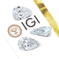 Starsgem 1carat Wholesale Engagement Loose Wholesale Pear Fancy Cutting for Making 18k Gold Rings