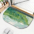 Absorbent Eco-Friendly Diatom Mud Bath Mat Quick-dry Non-slip Show Floor Mat for Bathroom Kitchen