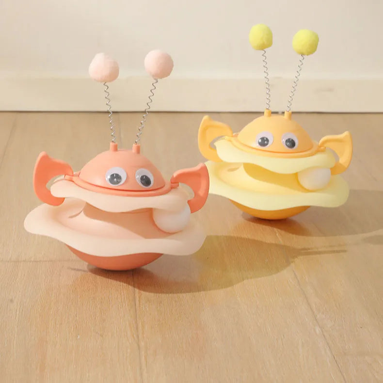 Cat Bees Tumbler Toy 360Â° Rotating Rolling Interactive Tunnel Cat Toy Smart for Cats Pet Products Plaything