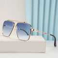 New Arrivals Wholesale European Trendy Fashion Metal Large Frame Sunglasses Mens Sun Glasses