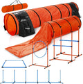 USMILEPET Factory Direct Dog Agility Training Equipment Set Dog Agility Weave Pole and Tunnel Exercise for Dog Agility Courses