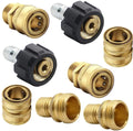Pressure Washer M22 Adapters Quick Connector Fittings Sets 8 Pcs