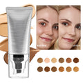 Private Label Skin Tint Foundation Vegan Matte Foundation Liquid Concealer Long Lasting Oil-Free Waterproof Base De Maquillaje