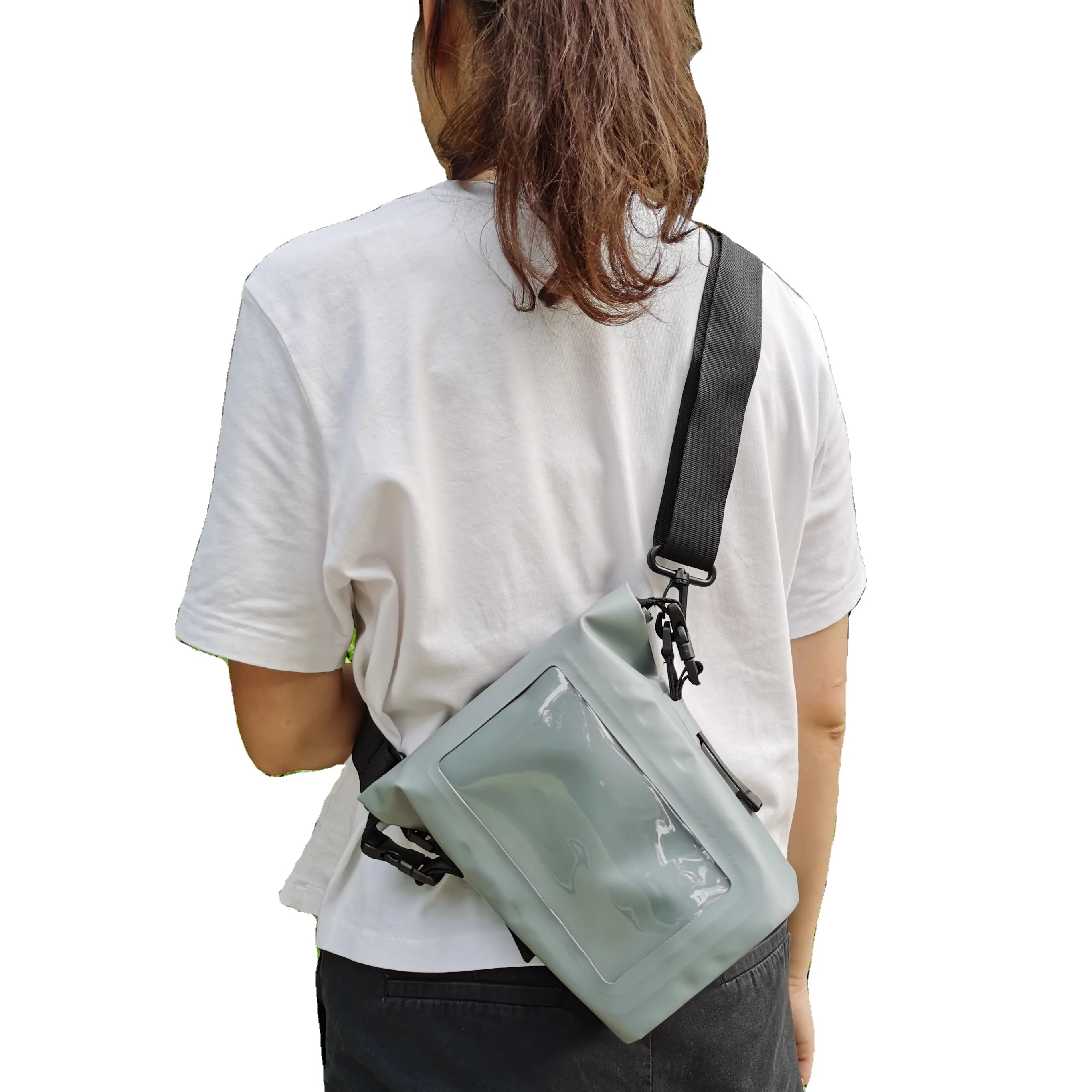 Outdoor Water Sport Portable Beach Surfing Cellphone Bag Swimming Waterproof Pouch with Waist Strap for Camping Hiking