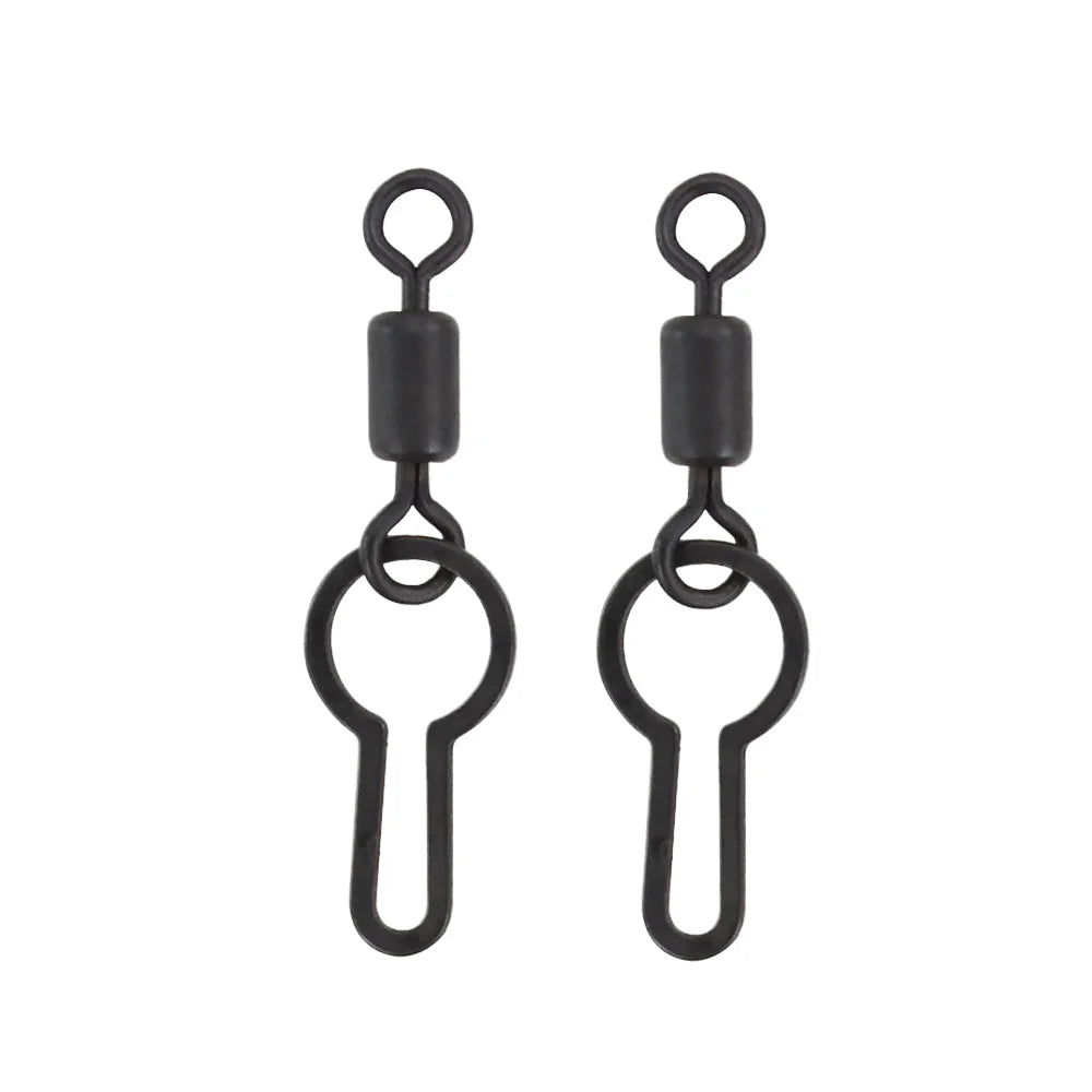 500 Piece Carp Fishing Pva Mesh Swivel Clips Pva Bag Fishing Swivel Snap for Carp Terminal Tackle End Tackle