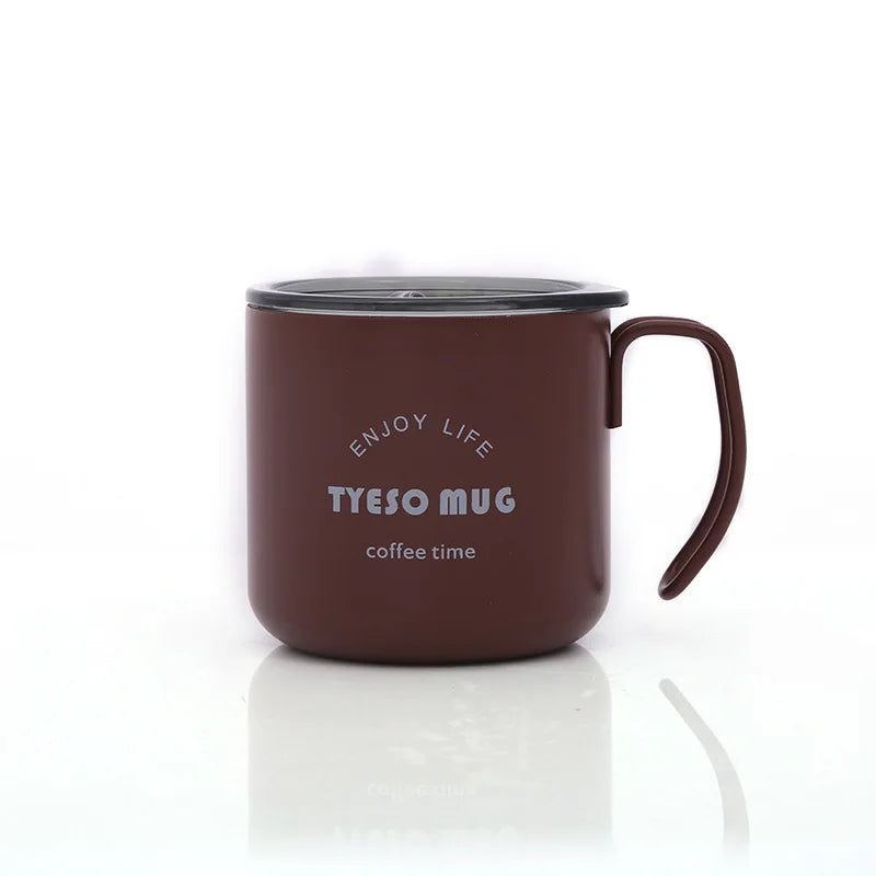 FX Factory Casual Cup Classic Style Water Bottle Wholesale Double Layer 304 Stainless Steel Coffee Mug With Lid