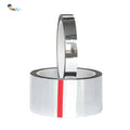2- Recyclable Glossy Silver Surface Reflective BOPP Film Aluminized DIY Decoration Self Adhesive Tape