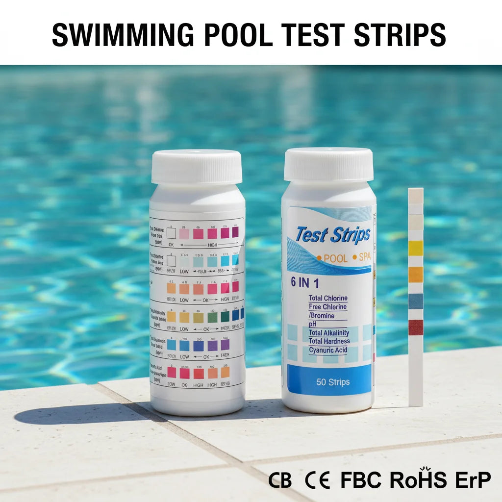 Pool Test Kit New Listing Pool Cleaning Set Salt Chlorine Test Strips Kit Paper Test Kit for Swimming Pool Chemicals