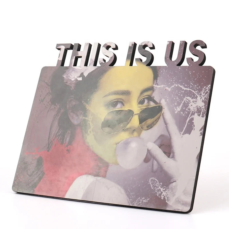 DIY Printing Sublimation MDF Blank MDF Wood Picture Frames Photo Frames for Decoration