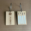 Wholesale Personalized Cheap Customized Durable Hotel Airplane Cruise Travel Engraved Wooden Luggage Tag