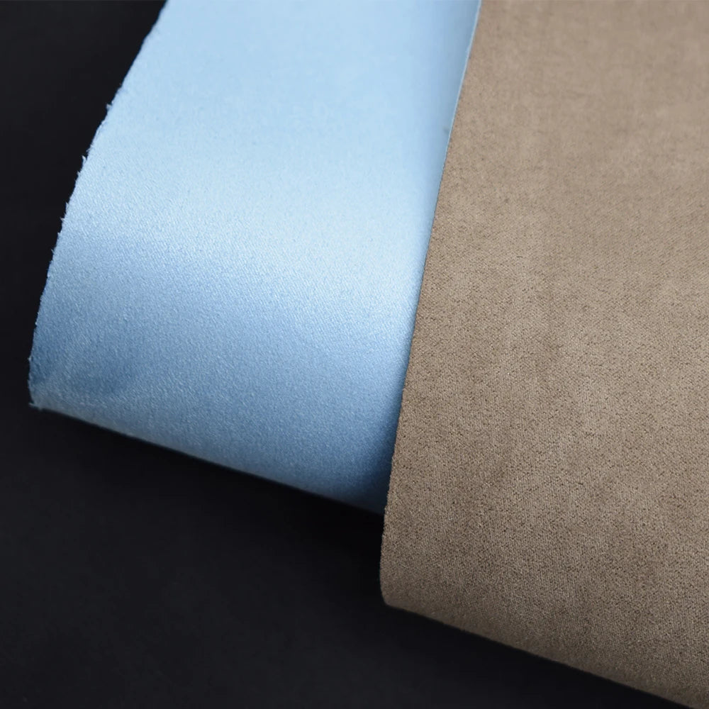 1.5 mm ultra Suede Velvet Pu Faux Synthetic Leather for Shoe