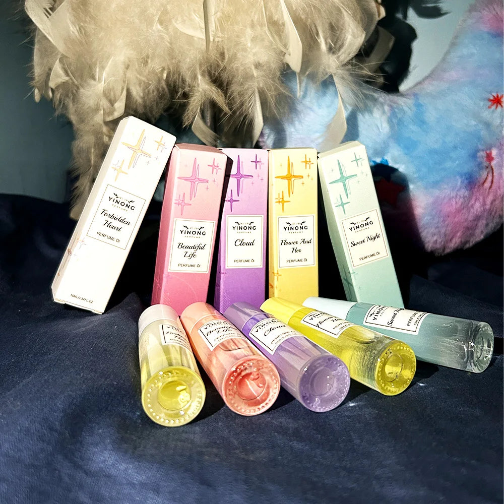 Wholesale Custom 10ml Sweet Floral Fruity Woody Ball Roller Parfums Pheromone Essential Oil Summer Roll-on Perfume Oil