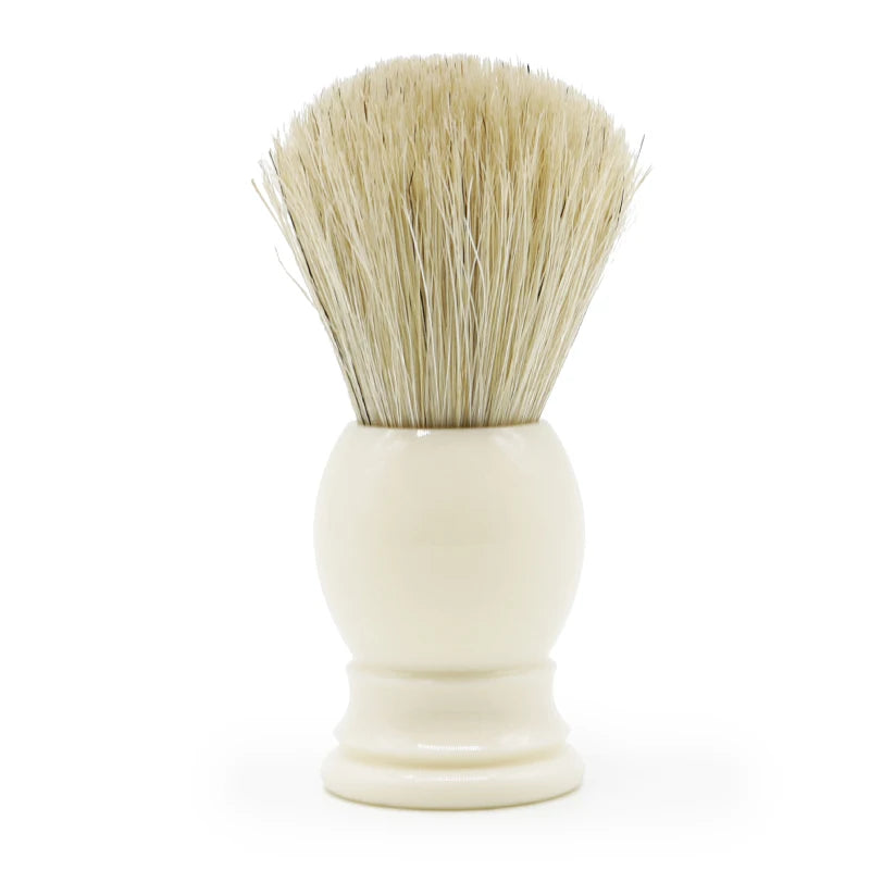 JDK Factory Price Acrylic Handle Boar Bristle Brush 1pc Barber Brush  for Beard and Hair Cleaning