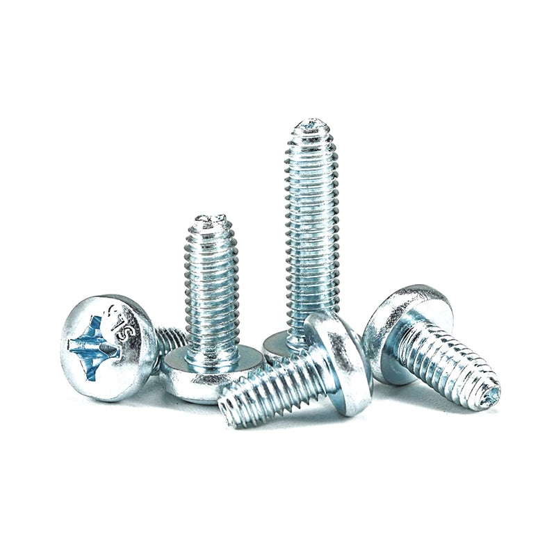 Customised Stainless Steel Metric Zinc Plated Triangular Self Tapping Screws Pan Head Cross Slot ISO9001 Certified DIY Grade
