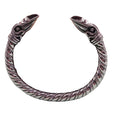Nordic Viking Stainless Steel Large Viking Norse Odin's Raven Bracelet Norse Arm Ring Cuff Bangle Vikings Jewellery Gif