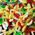 50PCS 2cm 0.3g Artificial Soft Maggot Grub Baits Bread Worms Fishing Lure Smell Carp Tackle Worm Bait