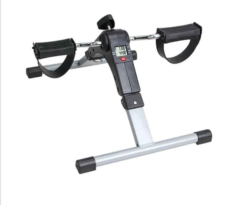 Portable Mini Stepper Bike Trainer Arm and Leg Exercise Machine Mini Therapy Gym Home Fitness Pedal Bike