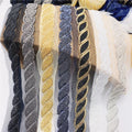 Beaded & Embroidered  Trim for Bridal Wedding  Craft for Diy Garment