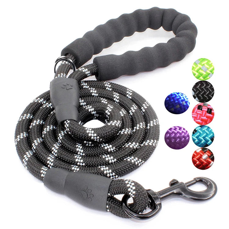Upgraded Version Large Strong Climbing Reflective Nylon Rope Pet Dog Leash
