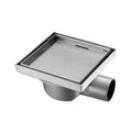 Anti-Odor & Anti-Clogging SS 304 Shower Drain Durable Brushed Invisible Floor Drain for Bathroom Tile square Floor Drain